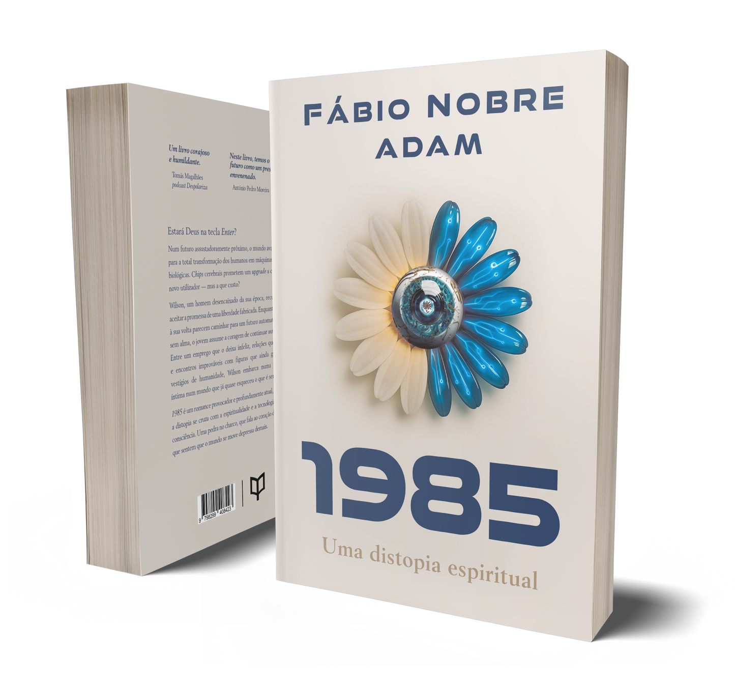 Capa do Livro 1985 - Uma Distopia Espiritual, de Fábio Nobre e ADAM